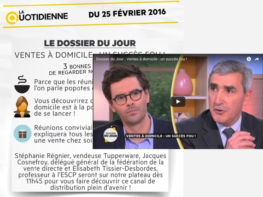 Ventes à domicile, un succès fou