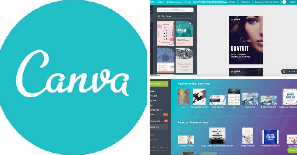 créer canva - canva gratuit en français