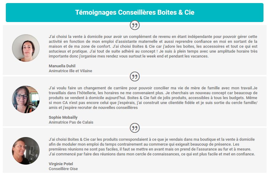 témoignages conseillères témoignages conseillères
