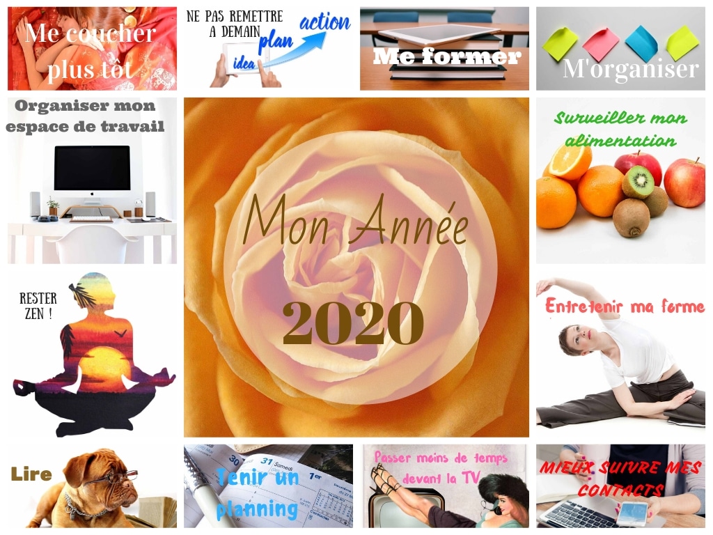 Mon année 2020 - Tableau de visualisation