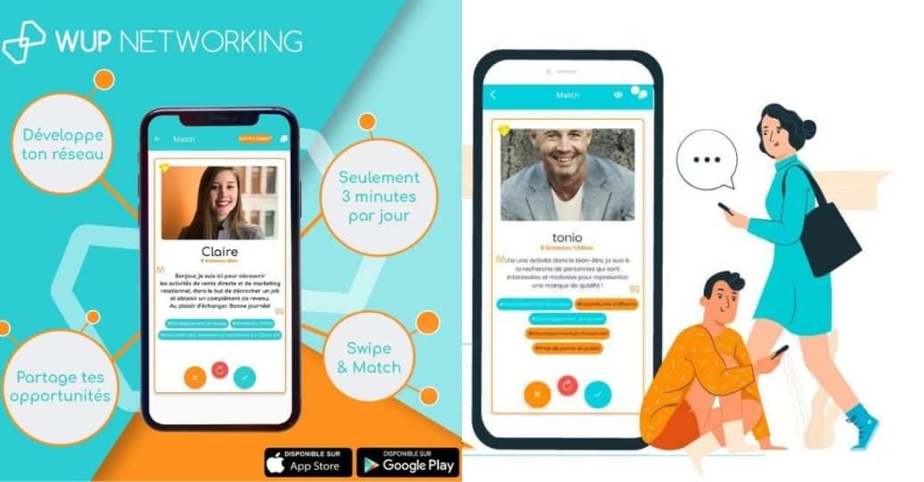 WUP 1ère application dédiée au marketing relationnel