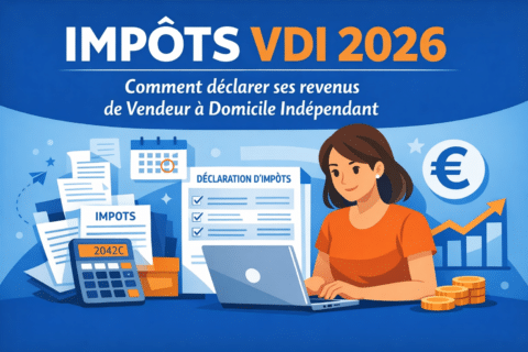 Impôts VDI 2026 – comment déclarer les revenus de vendeur à domicile indépendant